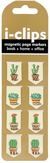 Succulents I-clip Page Markers (set of 8)