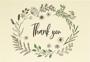 Native Botanical Thank You Notes
