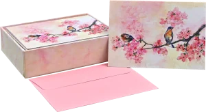 Cherry Blossoms in Spring Note Cards