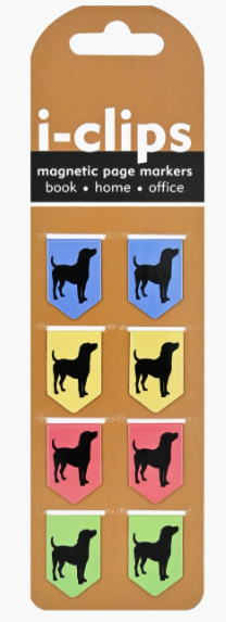 Black Dogs i-clips Magnetic Page Markers